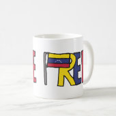 Mug Libérez le Venezuela (Devant droit)