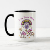 Mug Libérez Rétro Votre Esprit (Gauche)