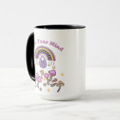 Mug Libérez Rétro Votre Esprit (Devant gauche)