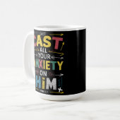 Mug Libérez vos soucis, faites la paix (Devant gauche)