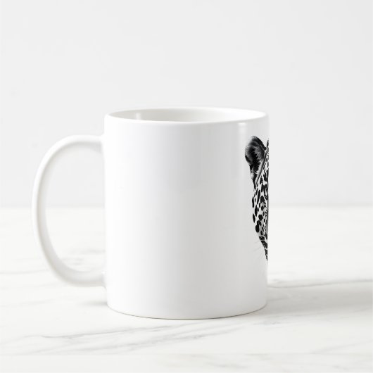 Mug Libérez votre côté sauvage - Te Te tête léopard ré (Gauche)