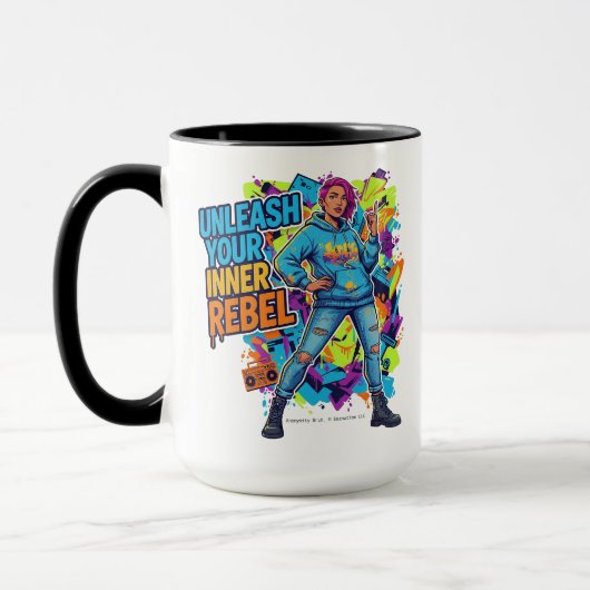 Mug Libérez votre rebelle intérieur -  (Gauche)