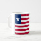 Mug Libéria - Drapeau - (Devant gauche)