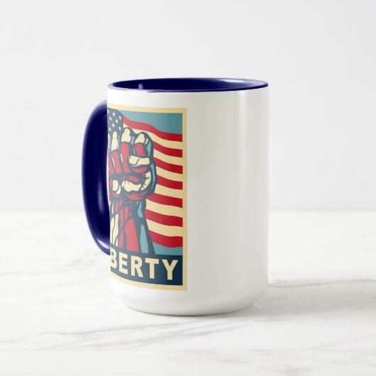 Mug Liberté (Devant gauche)