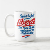 Mug Liberté (Gauche)