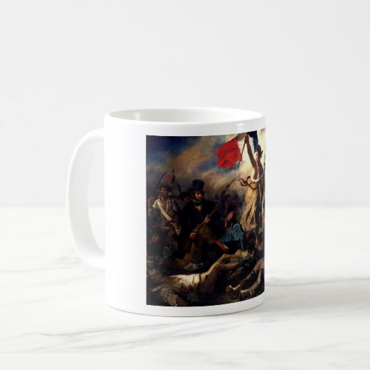Mug Liberté à la tête du peuple, Eugene Delacroix (Devant gauche)