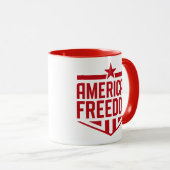 Mug Liberté américaine (Devant droit)