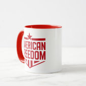 Mug Liberté américaine (Devant gauche)