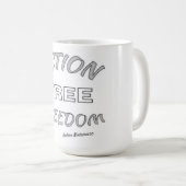 Mug Liberté d'action (Devant droit)