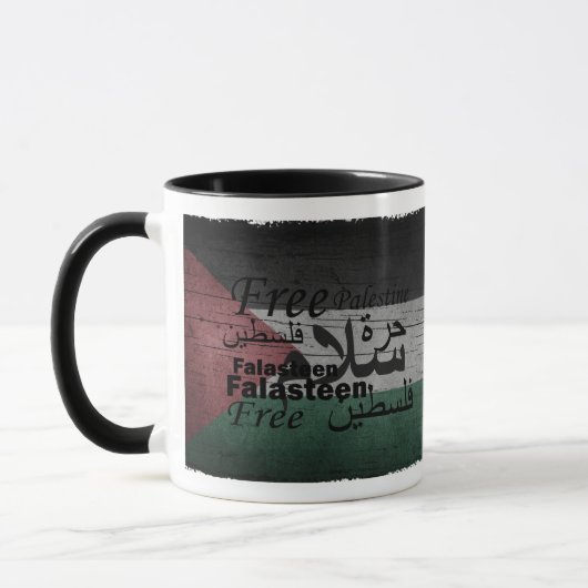 Mug liberté de la palestine libre pour la palestine (Gauche)