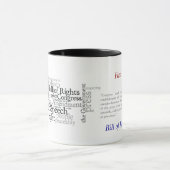 Mug Liberté de parole de premier amendement : (Centre)