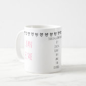 Mug Liberté de rupture Choisir rose (Devant gauche)