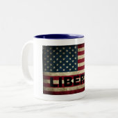 Mug Liberté Drapeau Américain (Devant gauche)