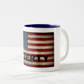 Mug Liberté Drapeau Américain (Devant droit)