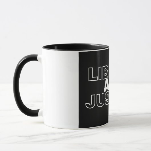 Mug Liberté et justice (Gauche)