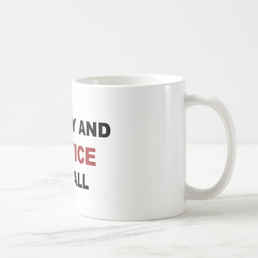 Mug Liberté et JUSTICE pour tous (Droite)