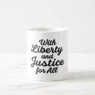 Mug Liberté et justice pour tous pour la liberté de pr