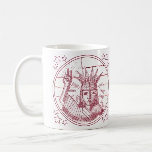Mug Liberté et paix (Gauche)