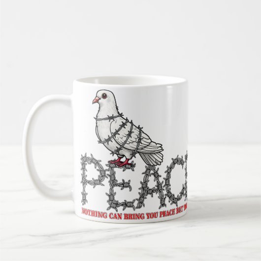 Mug Liberté et paix (Gauche)