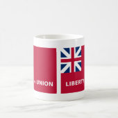Mug Liberté et union 1774 de drapeau des Etats-Unis (Centre)