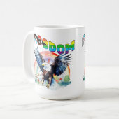 Mug Liberté - Joyeuse fierté LGBTQIA+ (Devant gauche)