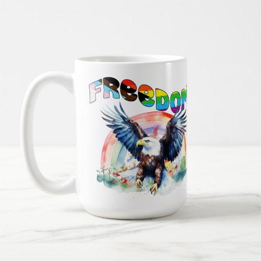 Mug Liberté - Joyeuse fierté LGBTQIA+ (Gauche)