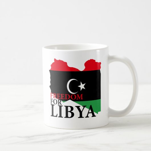 Mug Liberté pour la Libye (Droite)