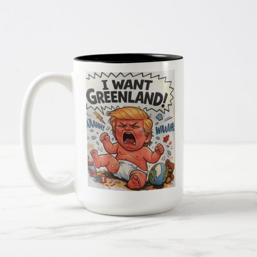 Mug Liberté pour le Groenland (Gauche)
