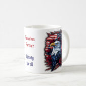 Mug Liberté Pour Toute La Liberté Pour Tous Les Aigles (Devant droit)