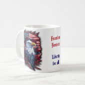 Mug Liberté Pour Toute La Liberté Pour Tous Les Aigles (Devant gauche)