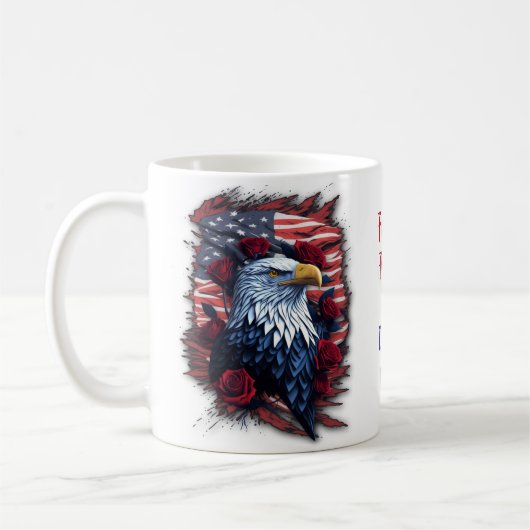 Mug Liberté Pour Toute La Liberté Pour Tous Les Aigles (Gauche)