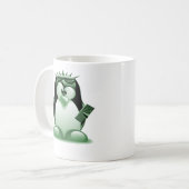Mug Liberté Tux (Linux Tux) (Devant gauche)
