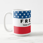 Mug Liberté Un Véritable Patriote (Gauche)