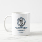 Mug Liberty Bell -Jefferson 2e citation de modificatio (Gauche)