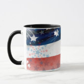 Mug Liberty Brew : Personnalisé le 4 juillet (Gauche)