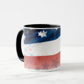 Mug Liberty Brew : Personnalisé le 4 juillet (Devant gauche)