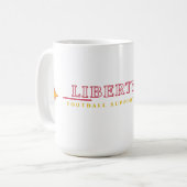 Mug Liberty FC à enroulement | Tasse de café pour  (Devant gauche)