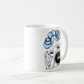 Mug Libra Dame Art déco (Devant droit)