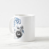 Mug Libra Dame Art déco (Devant gauche)