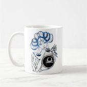 Mug Libra Dame Art déco (Gauche)