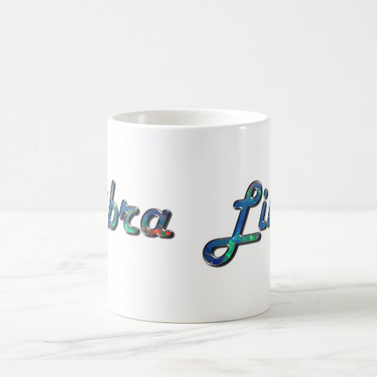 Mug Libra dans Opal Gemstone (Centre)
