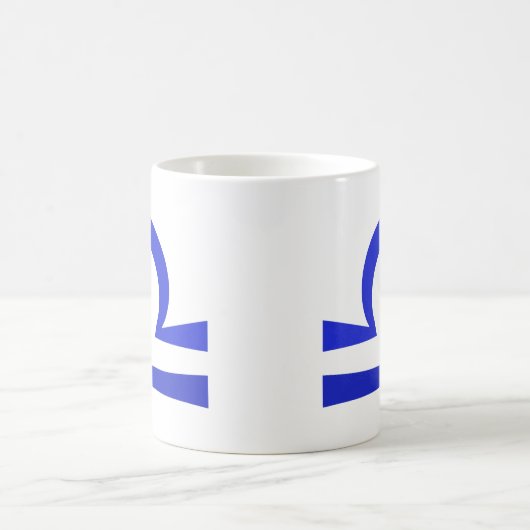 Mug Libra en bleu (Centre)