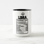 Mug Libra Faits nutritionnels (Centre)