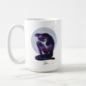 Mug Libra Feminine Purple Zodiac Design (Gauche)