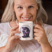 Mug Libra Feminine Purple Zodiac Design