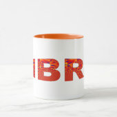 Mug Libra - Firey Orange Bleu Jaune (Centre)