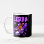 Mug Libra Girl Birthday Black Woman Sneakers Zodiac Si (Gauche)
