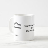 Mug - Libra Glyph (Devant gauche)
