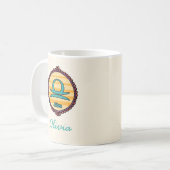 Mug Libra Groovy personnalisé (Devant gauche)
