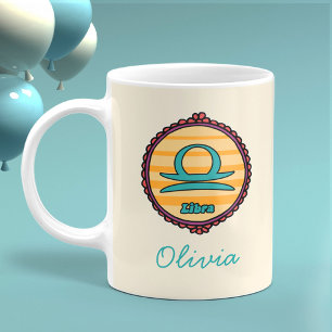 Mug Libra Groovy personnalisé